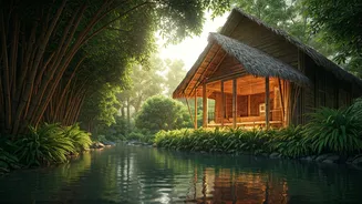 Skip Commercial Honeymoons For Secluded Riverfront Southern Bamboo Cottages