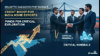 Budget: Deloitte recommends MSME support & critical minerals for trade resilience