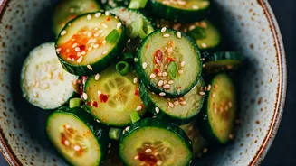 Fresh, Spicy And Crunchy: Korean Cucumbers Done Right