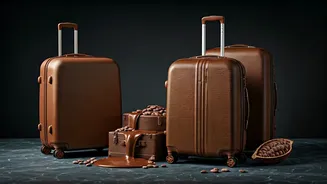 Indulge Your Wanderlust: A Decadent Chocolate-Inspired Luggage Collection
