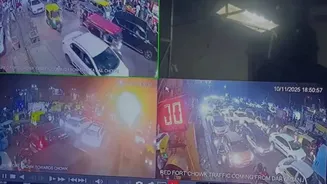 Delhi Blast: First Visuals of Exact Moment i20 Car Exploded Near Red Fort