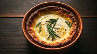 This Herb Infused Baked Ricotta Dip Will Elevate Movie Nights