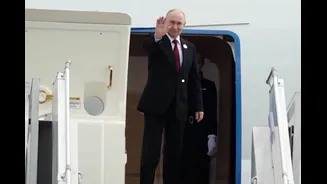 Russian President Putin Departs India After BRICS Summit, Wraps Up 2-Day New Delhi Visit | Video