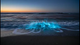 How to identify true bioluminescent plankton waves from toxic algal blooms