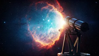 Look Into Deep Universe Space Catching Centuries Old Traveling