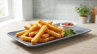 Cornstarch Can Build A Crunchy Coating On Oven-Baked Fries