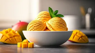 Mango Ice Cream Trends Blow Up
