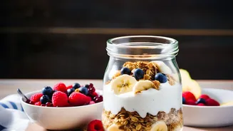 Greek Yoghurt Parfaits Offer Protein, Fruit and Crunch in Layers