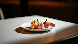 Restaurants Are Serving Pretty Plates Without Overload
