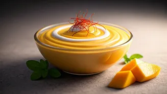 Ditch Dairy For This Mango Saffron Coconut Milk Dessert