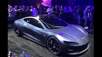 Tesla debuts 2026 Roadster, an EV sports car