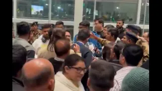 Frustrated Passenger Throws Water On IndiGo Ground Staff, CRPF: ‘We Cross A Line, No Delay Can Justify’ | Video