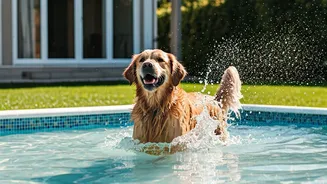 Organize Backyard Canine Pool-Party Playdates To Beat Toxic Heat