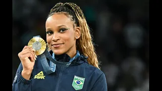 Psicóloga de Rebeca Andrade explica como saúde mental é base de atletas