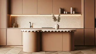 Scalloped Shelving And Rounded Kitchen Islands Dominate 2026 Decor