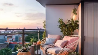 Modular Rain Shields Offer Modern Protection For Urban Apartment Balcony Green Spaces