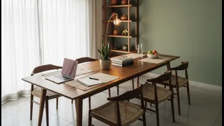 Indian Homes Are Finding New Uses For Dining Tables And Spare Corners