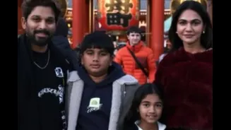 Allu Arjun’s Family Moment With Wife Sneha Reddy And Kids From Japan Goes Viral