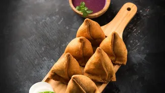Crispy Air Fried Snacks Cut Eighty Percent Oil From Classic Samosas And Momos