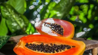 Ripe Papaya Can Be Served Plain Without Heavy Sweeteners