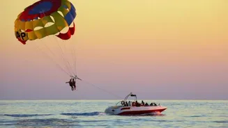 Parasailing enthusiasts, add this spot to your list