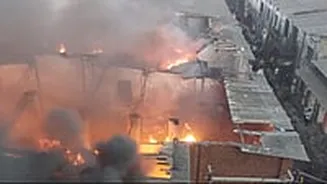 Thane: 3 Power Loom Units Gutted In Bhiwandi Factory Fire, Firefighter Injured