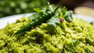 Vibrant Green Chutney Poha: A Flavor-Packed Twist on Your Breakfast Favorite