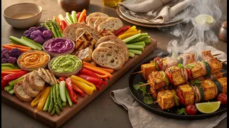 Before the Next Step, Check World Kebab Day Vegetarian Snack Boards and Smoky Regional Kebabs