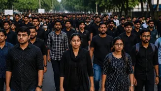Jharkhand: Students Stage ‘Silent Procession’ In Ranchi Over JPSC-JSSC Exam Irregularities