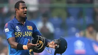 On this Day: Angelo Mathews got timed out during ODI World Cup clash vs Bangladesh in 2023