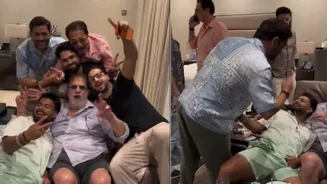 Rishabh Pant and MS Dhoni Spotted Partying in Hotel Room, MS Dhoni’s ‘Hookah Peeke Aata Hu’ Remark Goes Viral
