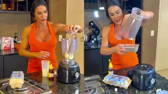 Mousse de chocolate com ovo da Gracyanne Barbosa