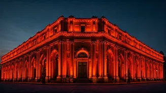 Saffron Spectacle: Kolkata's Iconic Buildings Glow Orange for New BJP Government