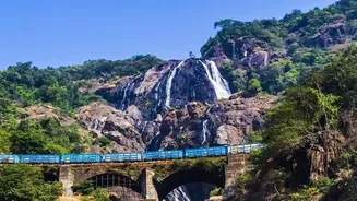 How Jan Shatabdi Passengers Enjoy Front Row Seats To Western Ghats Monsoon Waterfalls