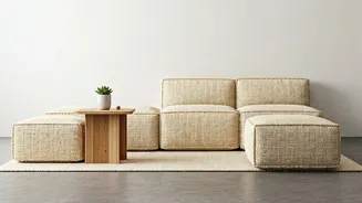 Low Floor Hemp Seating Arrangements Save Flat Decor Budgets