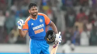 Sanju Samson returns to T20I with a bang scores 37, Twitter Reacts