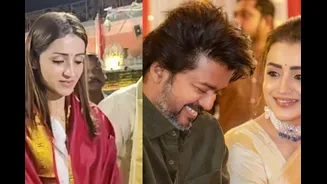 Birthday Girl Trisha Krishnan Visits Tirupati As Vijay's TVK Awaits Tamil Nadu Election Results | Watch