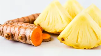 The Golden Tropical Duo: Unlocking Health Benefits of Turmeric and Pineapple