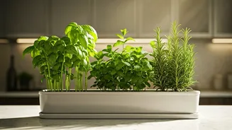 Urban Homes Are Loving Practical Kitchen-Counter Gardens