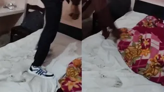 ‘500 Ka Room Tha, Chill Maar Diya’: Agra Men Steal Light Bulb, Jump On Bed With Shoes On In Hotel Room | Viral Video