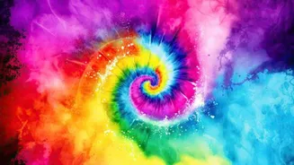 How tie-dye art is inspiring modern decor trends