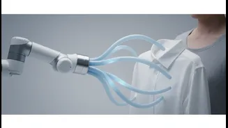 Air-Powered Vines Let A New Robot Slide Clothes Onto Moving Bodies
