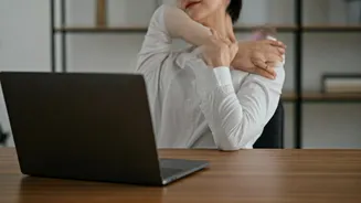 Ditch Sitting For 2 Minute Desk Stretches Tonight