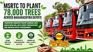 MSRTC To Plant 78,000 Trees Across Maharashtra Depots To Boost Green Cover And Reduce Heat