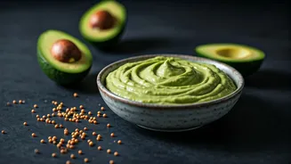 Avocado & Mustard Seed Dip: An Unexpectedly Delicious Creation!
