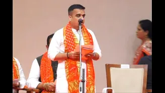 Harsh Sanghavi takes oath as Gujarat Deputy CM