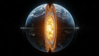A Closer Look at Processes Thousands of Kilometres Below Us Through the Satellite-Detected Core-Flow Reversal