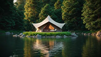 River Island Glamping Beats Crowded Commercial Hill Resorts