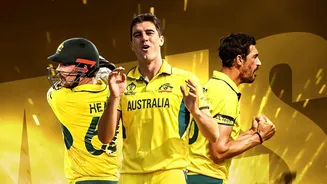 AUSTRALIAN CRICKET AWARDS 2026: Travis Head - Allan Border Medal winner, Mitchell Starc - Test Player of the Year, Mitchell Marsh - ODI Player of t...