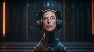 Elon Musk's Face on Robot Dog: A Bizarre Public Spectacle Sparks Online Debate